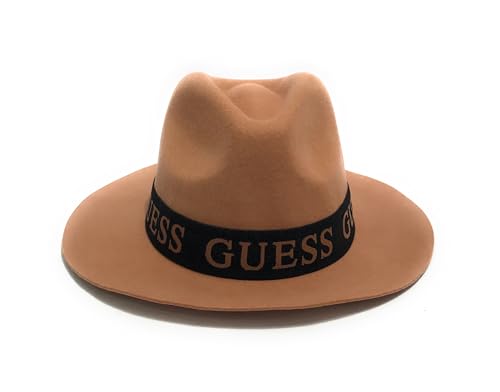 Cappello donna Guess Fedora hat in lana camel C25GU20 AW5162WOL03